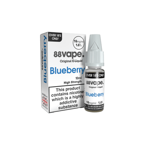 88VAPE - 10ML BLUEBERRY E LIQUID - Super E-cig