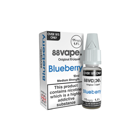 88VAPE - 10ML BLUEBERRY E LIQUID - Super E-cig