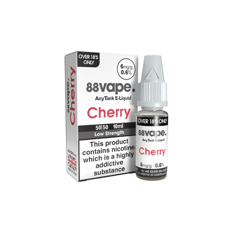 88VAPE - 10ML CHERRY E LIQUID - Super E-cig