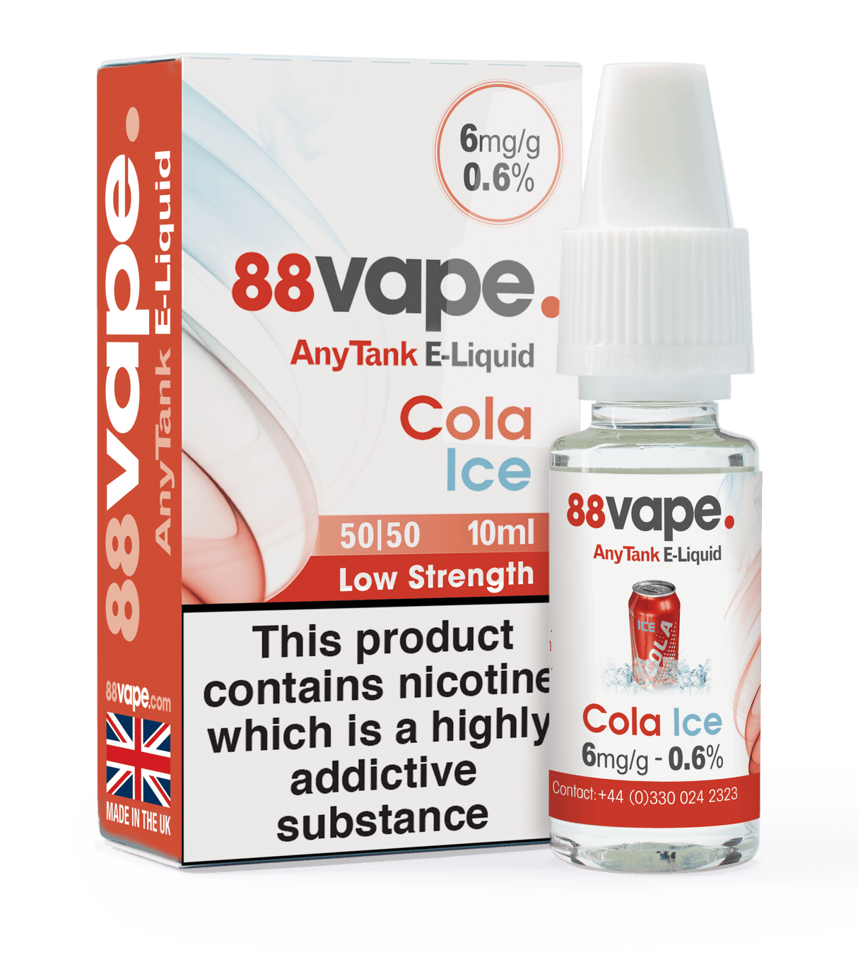 88VAPE - 10ML COLA ICE E LIQUID - Super E-cig