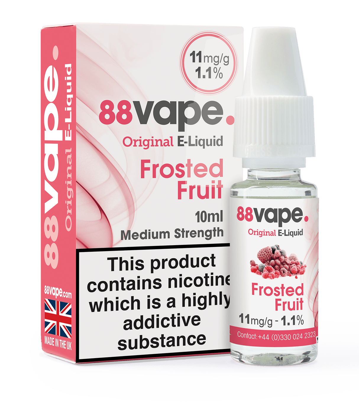 88VAPE - 10ML FROSTED FRUIT E LIQUID - Super E-cig