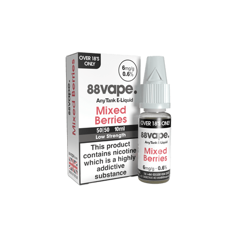 88VAPE - 10ML MIXED BERRIES E LIQUID - Super E-cig