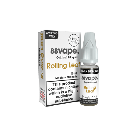 88VAPE - 10ML ROLLING LEAF E LIQUID - Super E-cig