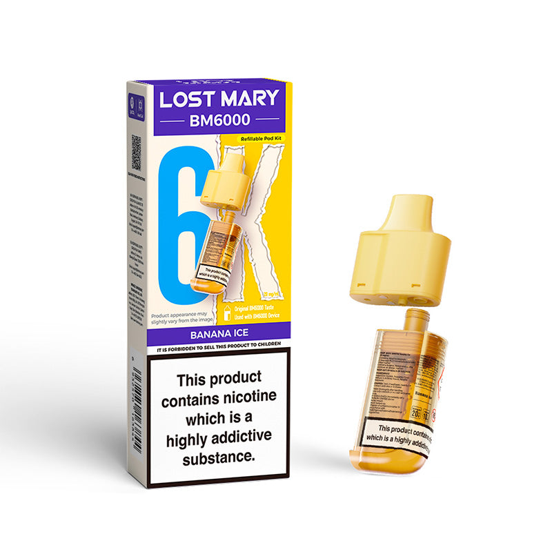 LOST MARY BM6000 PREFILLED POD