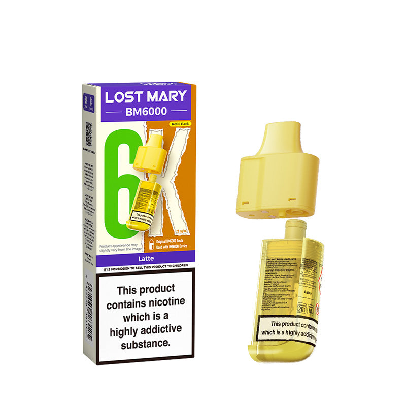 LOST MARY BM6000 PREFILLED POD