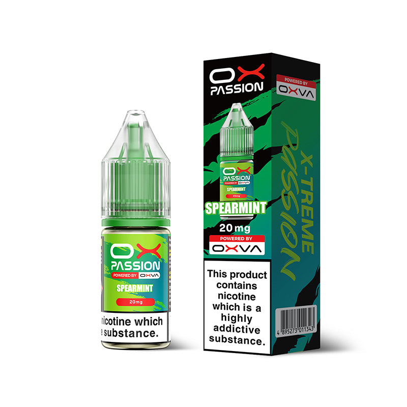 OX PASSION SPEARMINT 10ML NIC SALT E-LIQUID