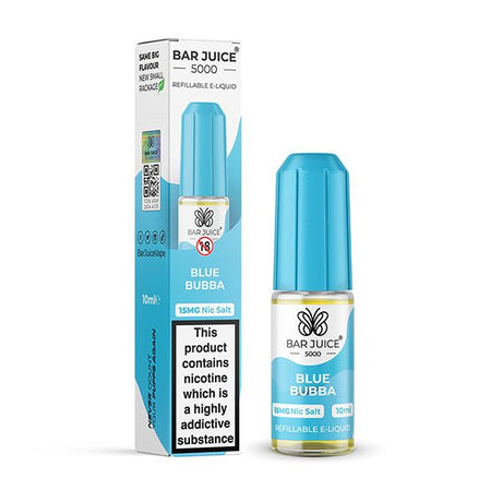 BAR JUICE - 10ML BLUE BUBBA NIC SALT E LIQUID - Super E-cig