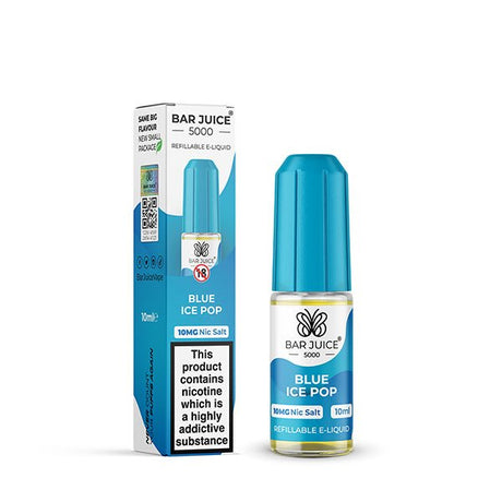 BAR JUICE - 10ML BLUE ICE POP NIC SALT E LIQUID - Super E-cig