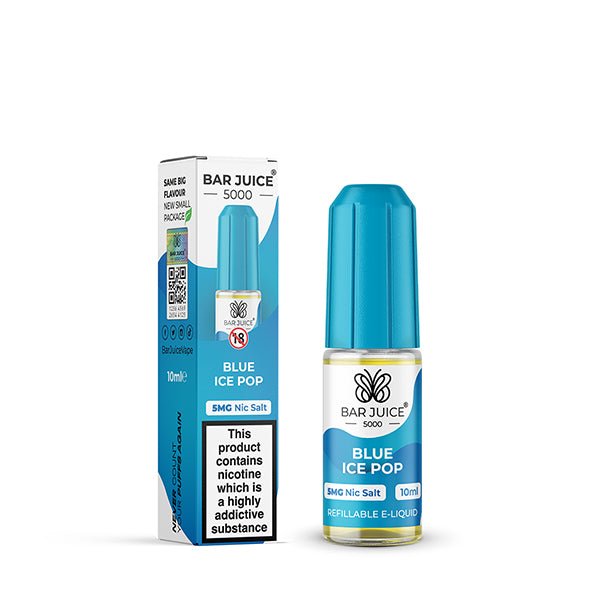 BAR JUICE - 10ML BLUE ICE POP NIC SALT E LIQUID - Super E-cig