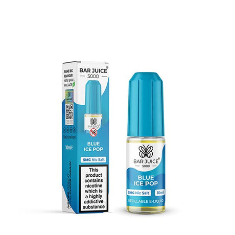 BAR JUICE - 10ML BLUE ICE POP NIC SALT E LIQUID - Super E-cig