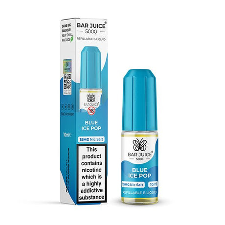 BAR JUICE - 10ML BLUE ICE POP NIC SALT E LIQUID - Super E-cig