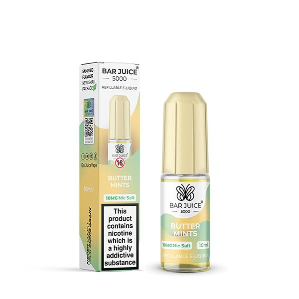 BAR JUICE - 10ML BUTTER MINT NIC SALT E LIQUID - Super E-cig