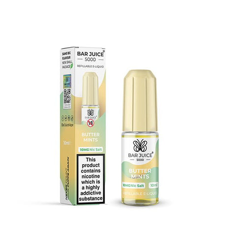 BAR JUICE - 10ML BUTTER MINT NIC SALT E LIQUID - Super E-cig