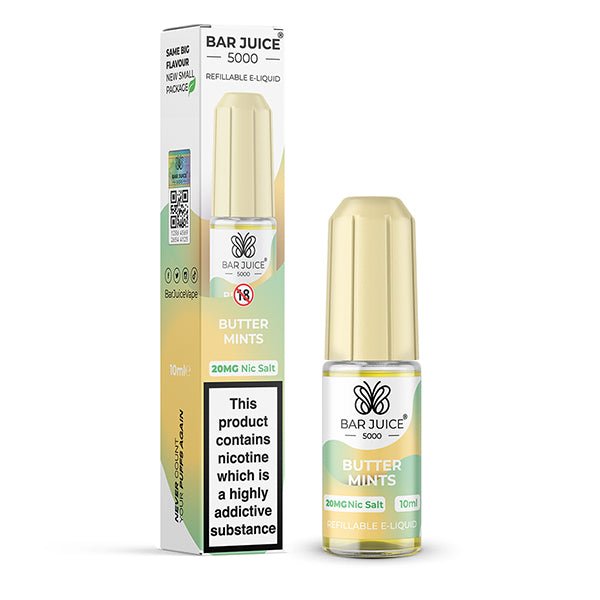 BAR JUICE - 10ML BUTTER MINT NIC SALT E LIQUID - Super E-cig