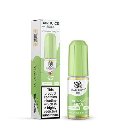 BAR JUICE - 10ML GUMMY BEAR NIC SALT E LIQUID - Super E-cig