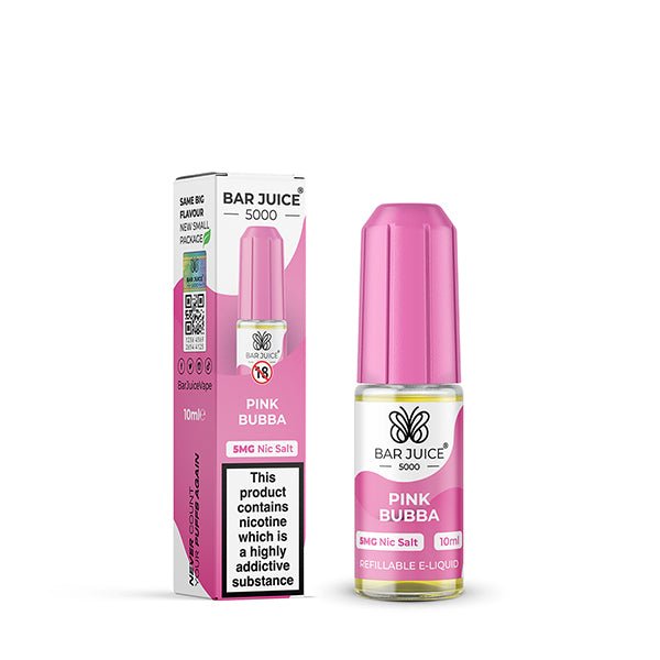 BAR JUICE - 10ML PINK BUBBA NIC SALT E LIQUID - Super E-cig