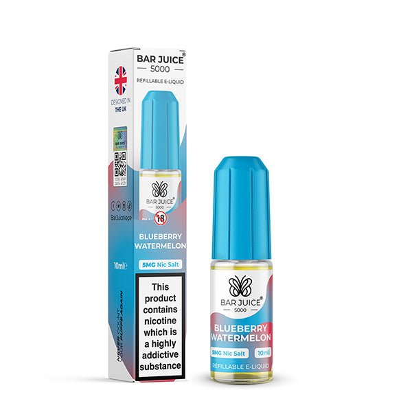 BAR JUICE BLUEBERRY WATERMELON 10ML NIC SALT E - LIQUID - Super E - cig