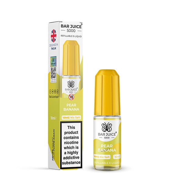 BAR JUICE PEAR BANANA 10ML NIC SALT E - LIQUID - Super E - cig