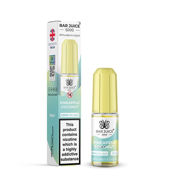BAR JUICE PINEAPPLE COCONUT 10ML NIC SALT E - LIQUID - Super E - cig