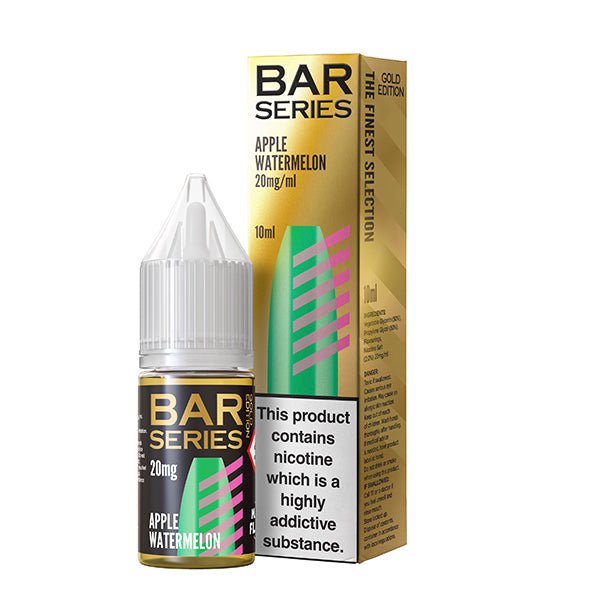 BAR SERIES APPLE WATERMELON 10ML NIC SALT E - LIQUID - Super E - cig
