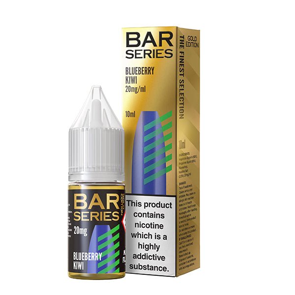 BAR SERIES BLUEBERRY KIWI 10ML NIC SALT E - LIQUID - Super E - cig