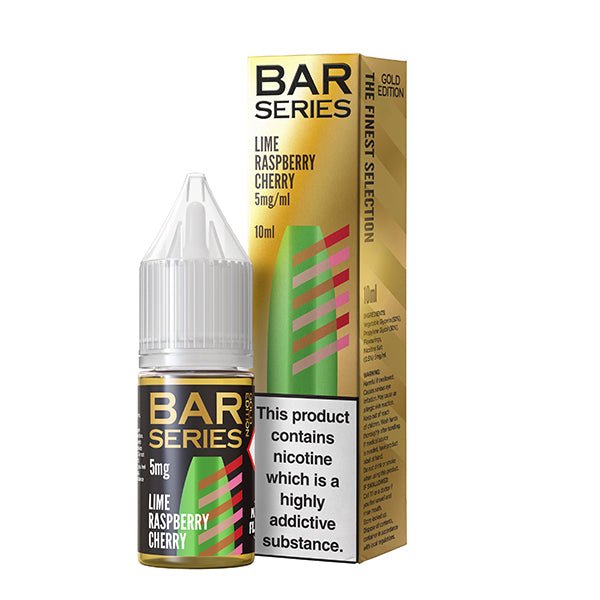 BAR SERIES LIME RASPBERRY CHERRY 10ML NIC SALT E - LIQUID - Super E - cig