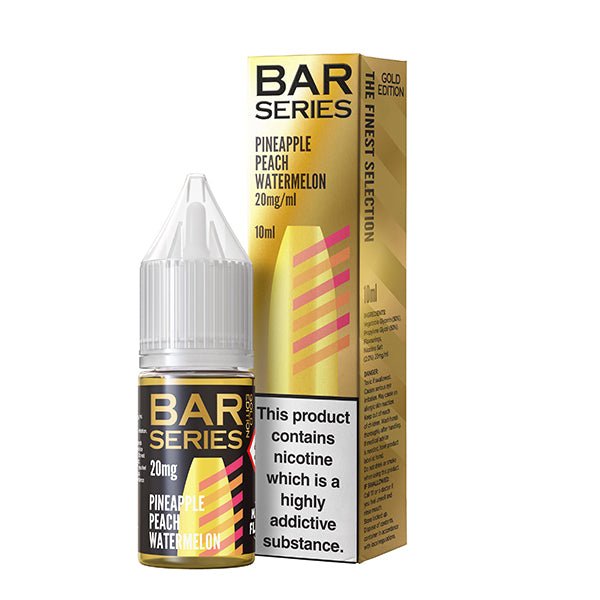 BAR SERIES PINEAPPLE PEACH WATERMELON 10ML NIC SALT E - LIQUID - Super E - cig