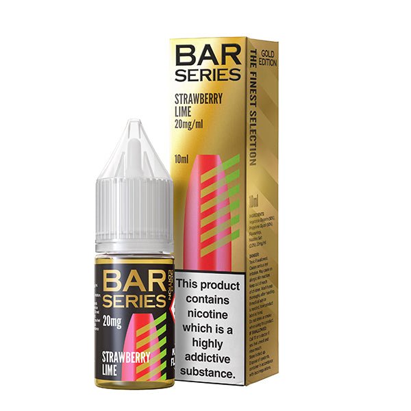 BAR SERIES STRAWBERRY LIME 10ML NIC SALT E - LIQUID - Super E - cig