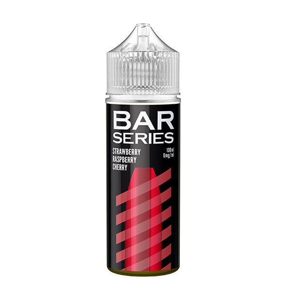 BAR SERIES STRAWBERRY RASPBERRY CHERRY 100ML SHORTFILL E - LIQUID - Super E - cig