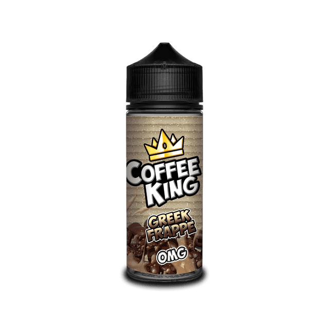 COFFEE KING - 100ML GREEK FRAPPE 0MG SHORTFILL E LIQUID - Super E-cig