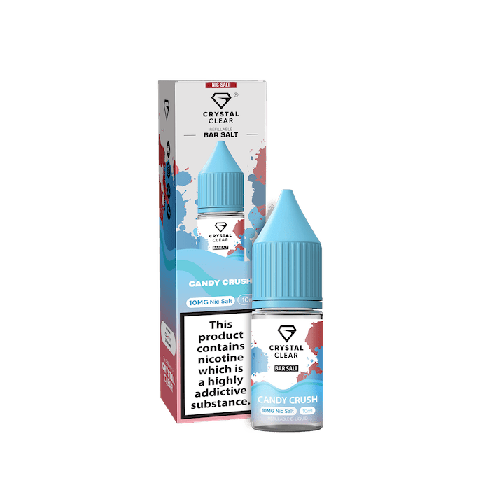 CRYSTAL CLEAR CANDY CRUSH 10ML NIC SALT E - LIQUID - Super E - cig