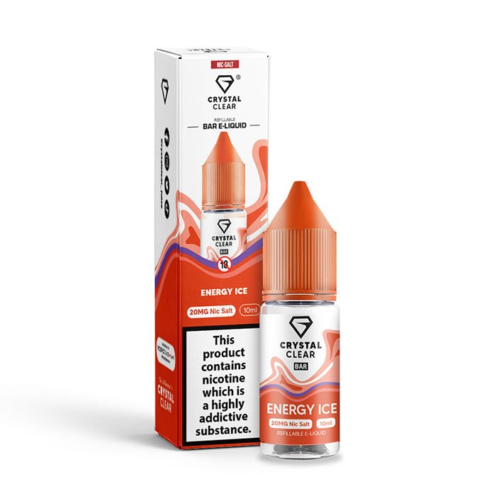 CRYSTAL CLEAR ENERGY ICE 10ML NIC SALT E - LIQUID - Super E - cig