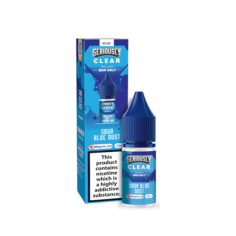 DOOZY SERIOUSLY CLEAR SOUR BLUE DUST 10ML NIC SALT E - LIQUID - Super E - cig