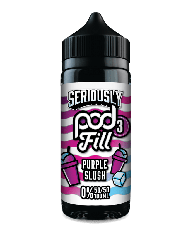 DOOZY SERIOUSLY PODFILL PURPLE SLUSH 100ML SHORTFILL E - LIQUID - Super E - cig