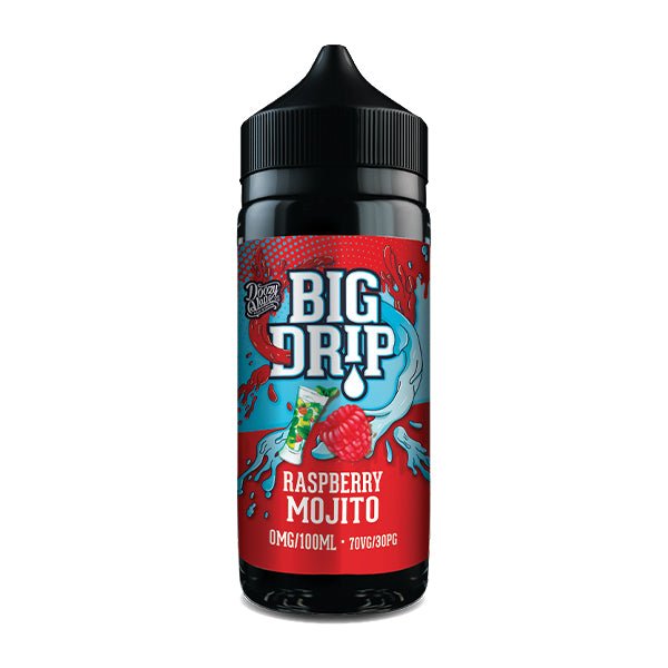 DOOZY VAPE CO - 100ML BIG DRIP RASPBERRY MOJITO 0MG SHORTFILL E LIQUID - Super E-cig