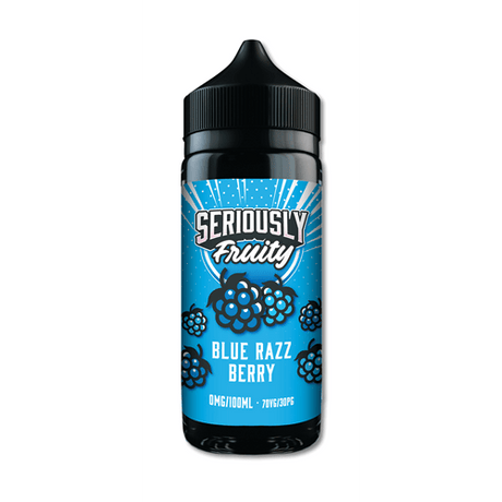 DOOZY VAPE CO - 100ML SERIOUSLY FRUITY BLUE RAZZ BERRY 0MG SHORTFILL E LIQUID - Super E-cig