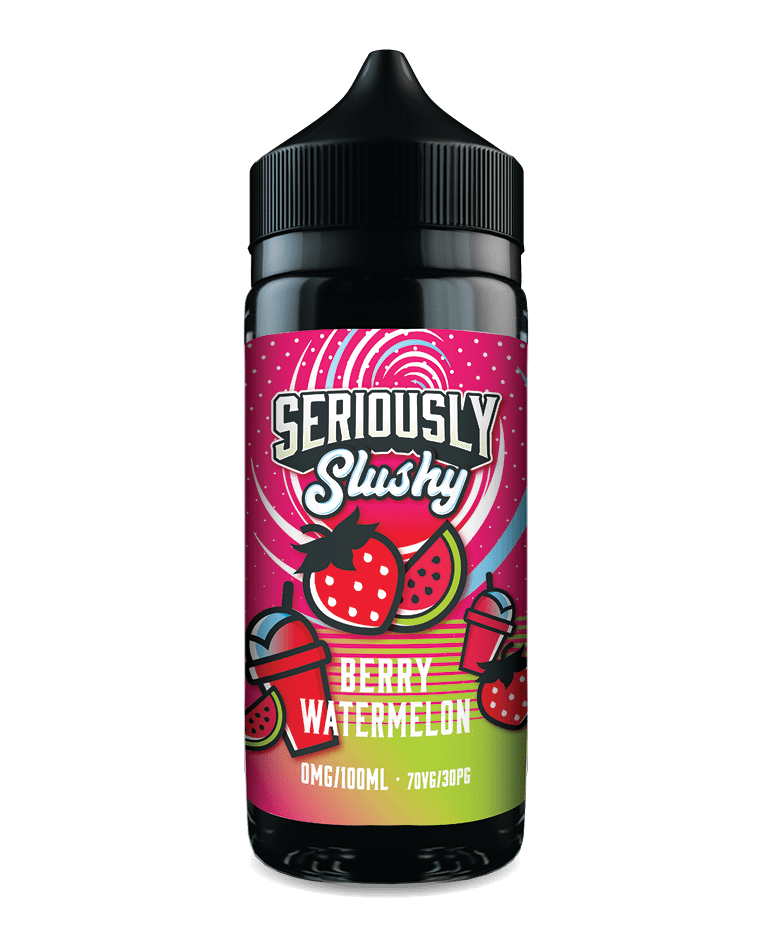 DOOZY VAPE CO - 100ML SERIOUSLY SLUSHY BERRY WATERMELON 0MG SHORTFILL E LIQUID - Super E-cig
