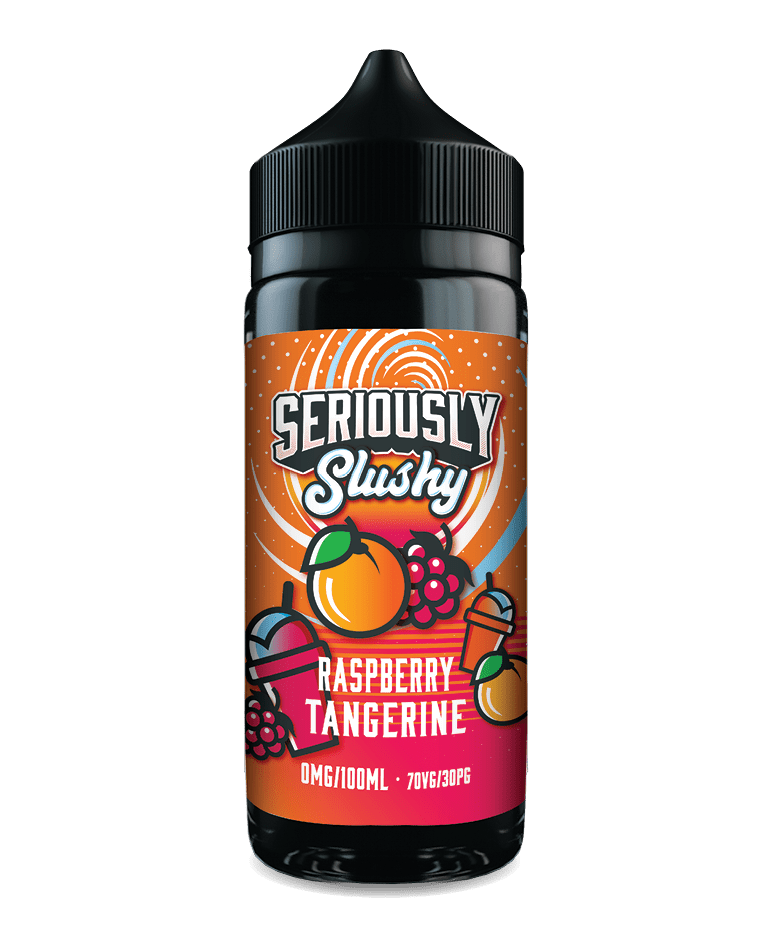 DOOZY VAPE CO - 100ML SERIOUSLY SLUSHY RASPBERRY TANGERINE 0MG SHORTFILL E LIQUID - Super E-cig