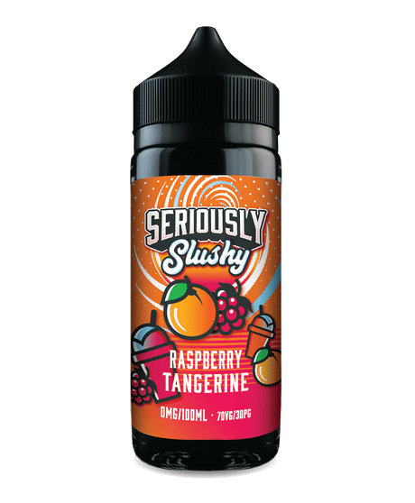 DOOZY VAPE CO - 100ML SERIOUSLY SLUSHY RASPBERRY TANGERINE 0MG SHORTFILL E LIQUID - Super E-cig