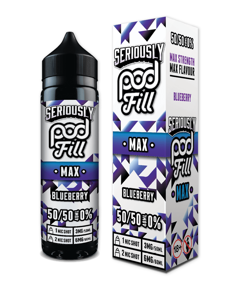 DOOZY VAPE CO - 40ML BLUEBERRY 0MG SHORTFILL E LIQUID - Super E-cig
