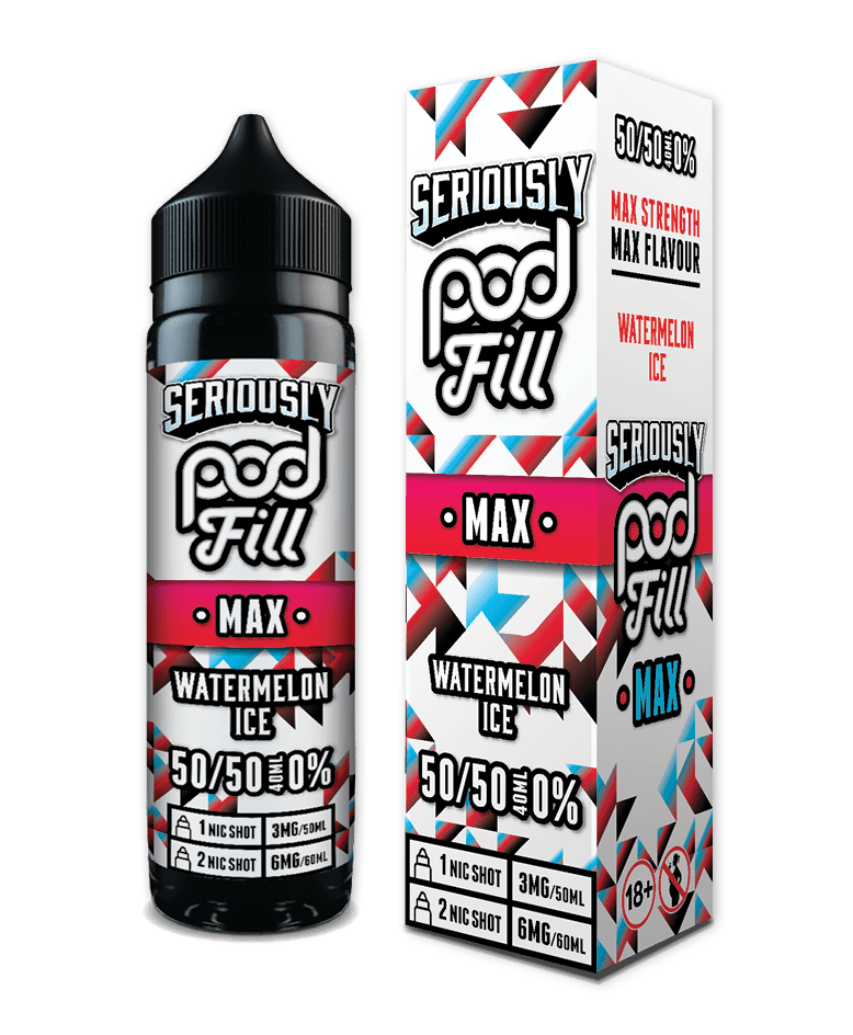 DOOZY VAPE CO - 40ML WATERMELON ICE 0MG SHORTFILL E LIQUID - Super E-cig