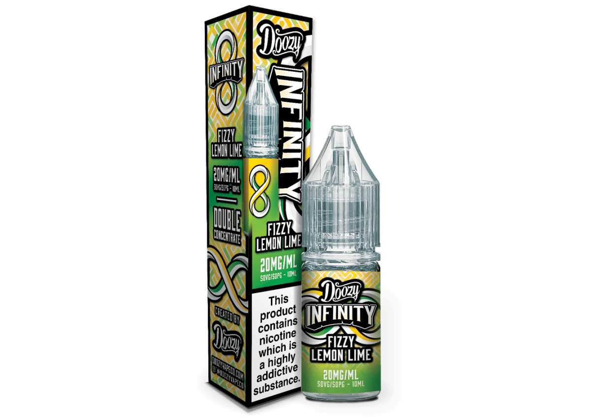 DOOZY VAPE CO INFINITY PODFILL FIZZY LEMON LIME 10ML NIC SALT E - LIQUID - Super E - cig