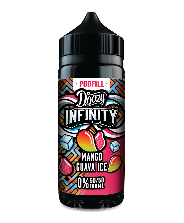DOOZY VAPE CO INFINITY PODFILL MANGO GUAVA ICE 100ML SHORTFILL E - LIQUID - Super E - cig