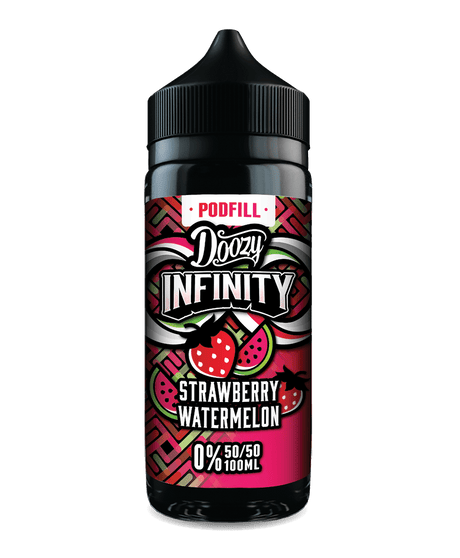 DOOZY VAPE CO INFINITY PODFILL STRAWBERRY WATERMELON 100ML SHORTFILL E - LIQUID - Super E - cig