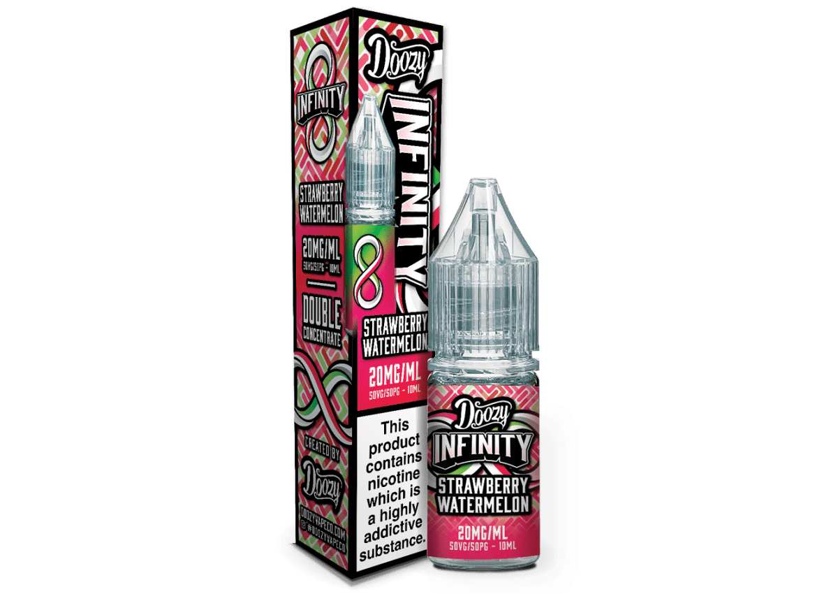 DOOZY VAPE CO INFINITY PODFILL STRAWBERRY WATERMELON 10ML NIC SALT E - LIQUID - Super E - cig