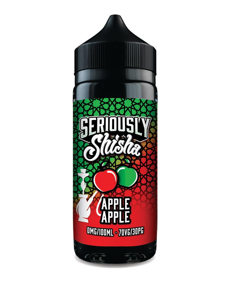 DOOZY VAPE CO SERIOUSLY SHISHA APPLE APPLE 100ML SHORTFILL E - LIQUID - Super E - cig