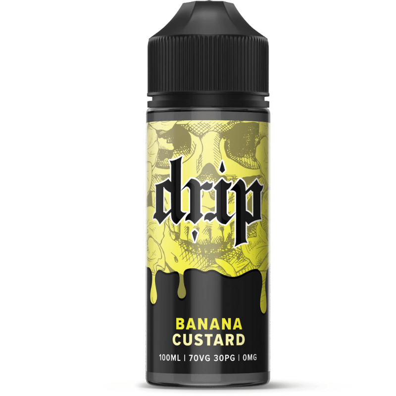 DRIP BANANA CUSTARD 100ML SHORTFILL E - LIQUID - Super E - cig