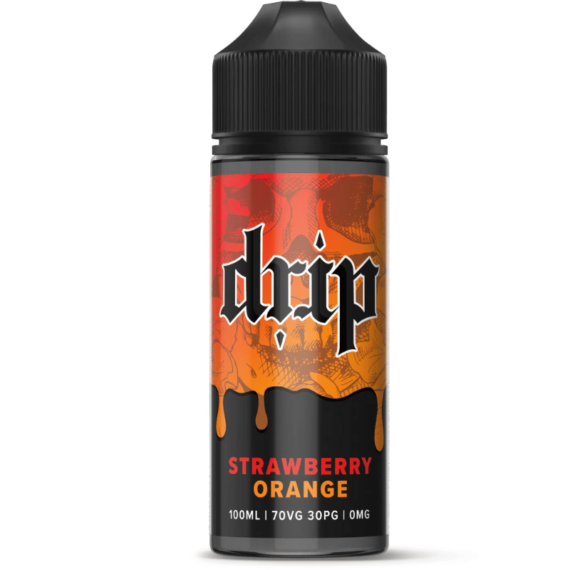 DRIP STRAWBERRY ORANGE 100ML SHORTFILL E - LIQUID - Super E - cig
