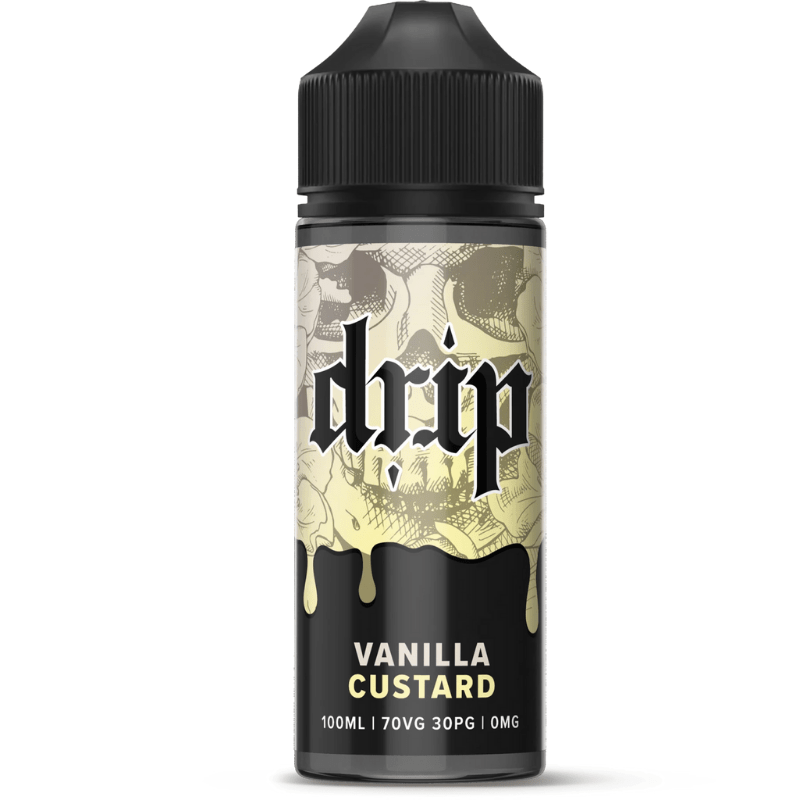 DRIP VANILLA CUSTARD 100ML SHORTFILL E - LIQUID - Super E - cig