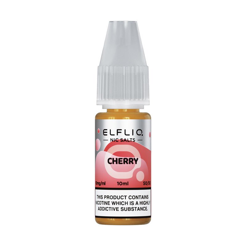 ELF BAR - 10ML ELFLIQ CHERRY NIC SALT E LIQUID - Super E-cig